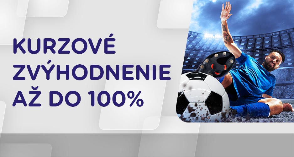 Kurzové zvýhodnenie až 100 percent